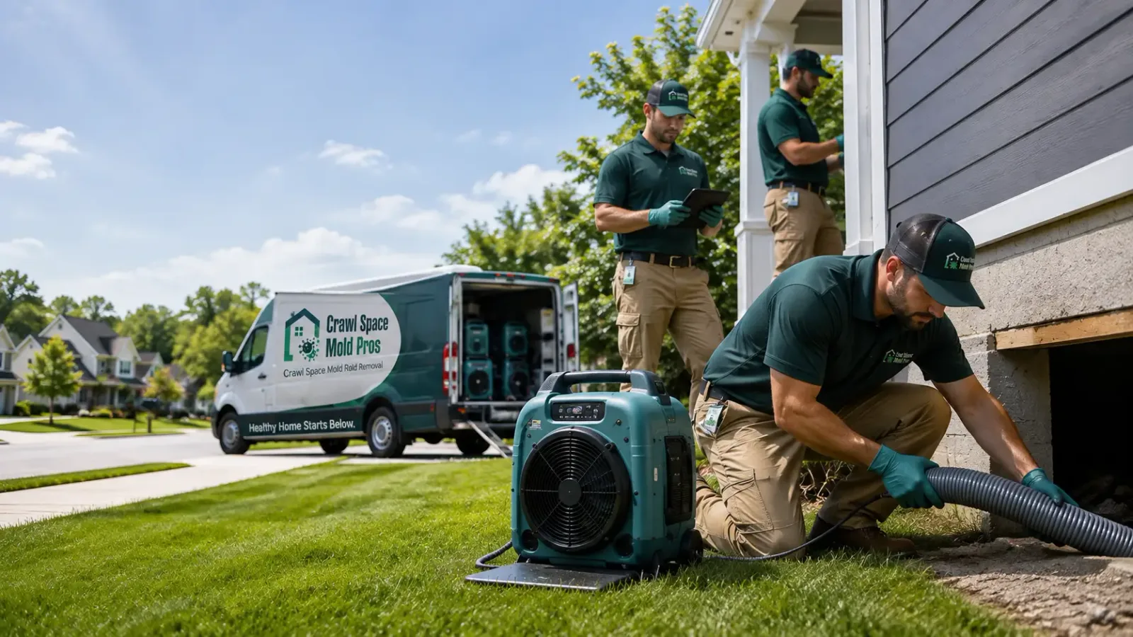 Crawl Space Mold Removal in Holbrook, MA